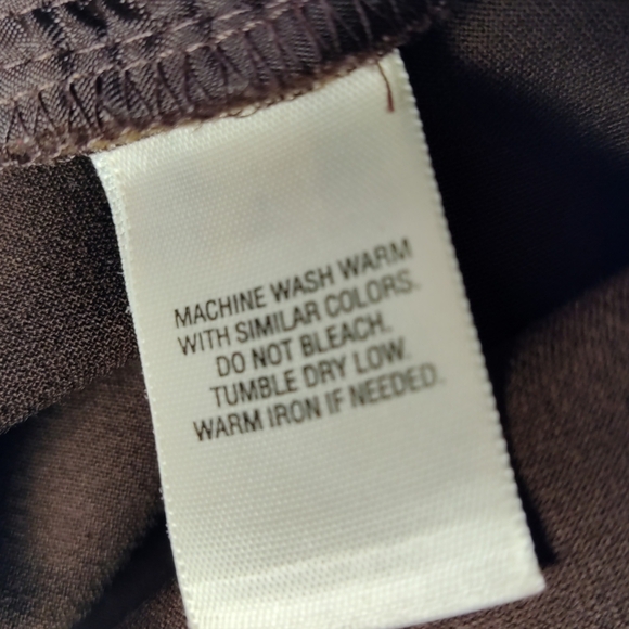 Apostrophe Vanessa Flared Leg‎ Pants Boot Cut Trouser Size 8 Petite Brown - Picture 5 of 9